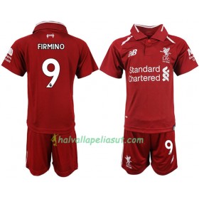 Jalkapallo Pelipaidat Liverpool FIRMINO 9 Lasten Kotipaita 2018-2019 Lyhythihainen